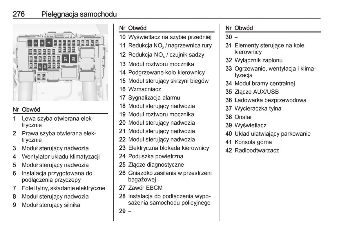 Opel Insignia B instrukcja obslugi / page 278