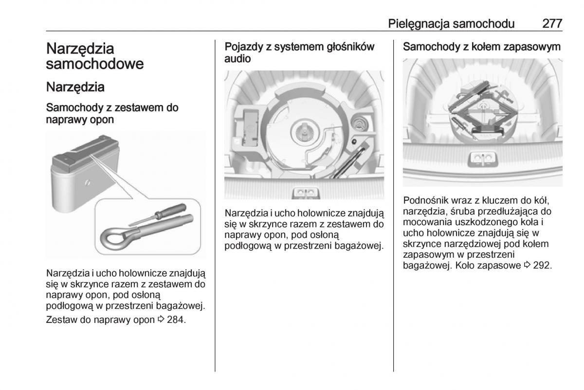 Opel Insignia B instrukcja obslugi / page 279