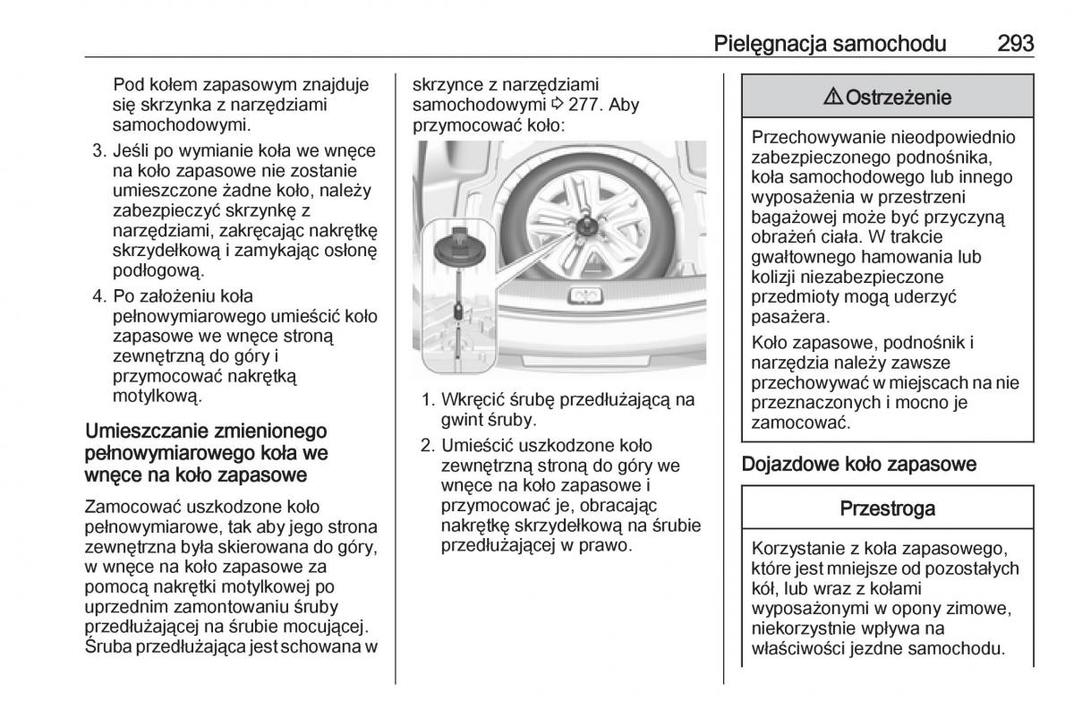 Opel Insignia B instrukcja obslugi / page 295