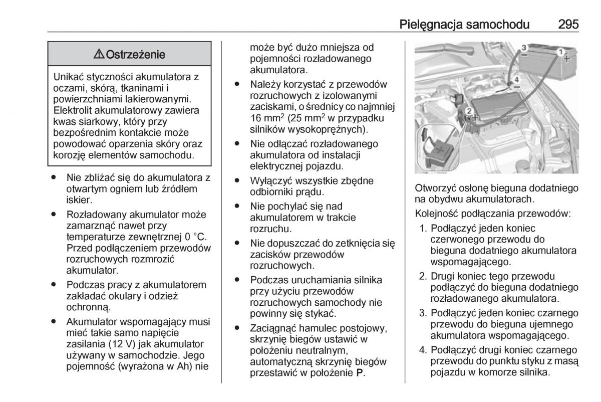 Opel Insignia B instrukcja obslugi / page 297