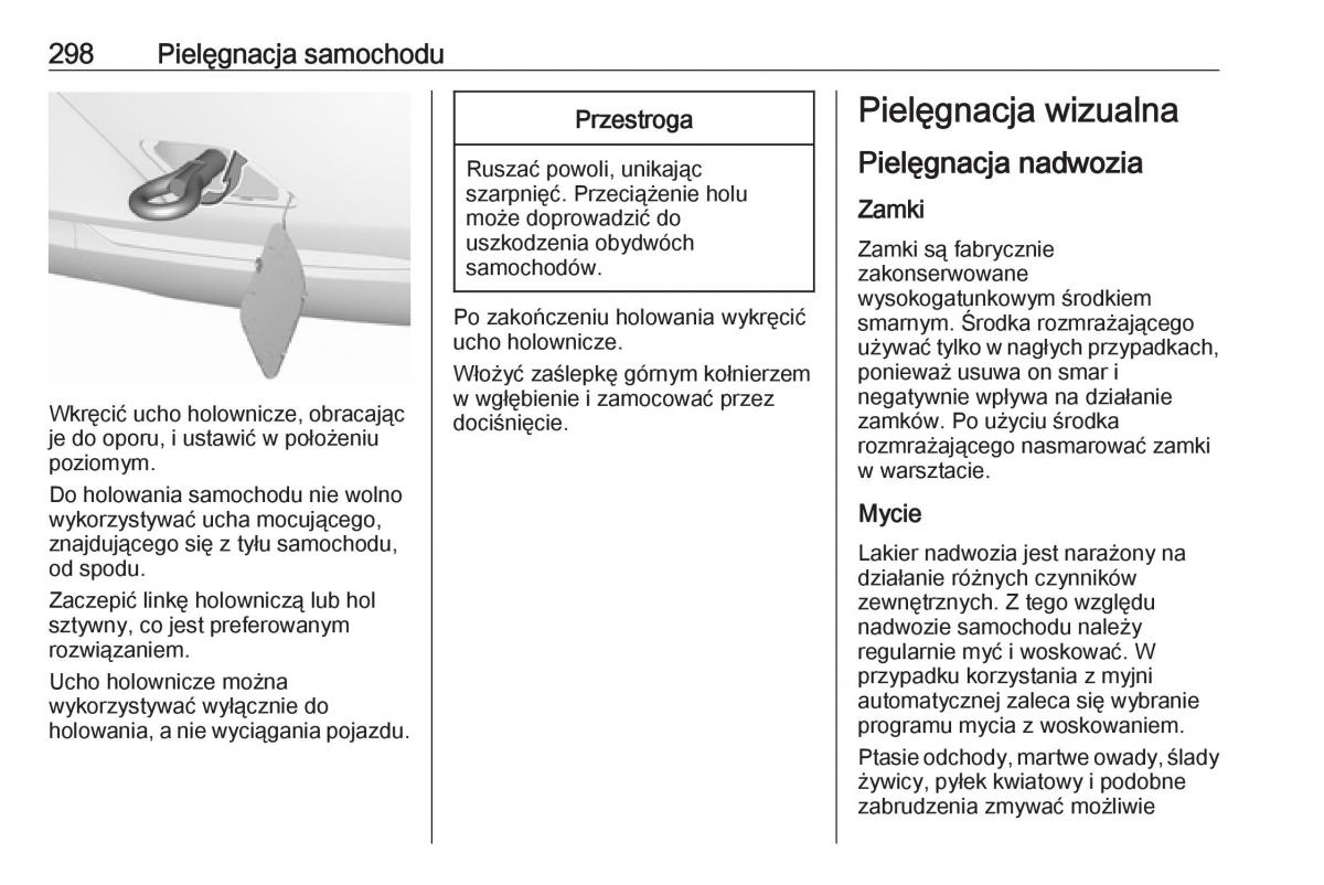 Opel Insignia B instrukcja obslugi / page 300