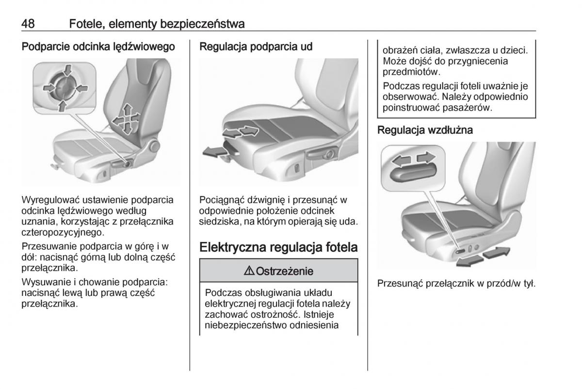 Opel Insignia B instrukcja obslugi / page 50