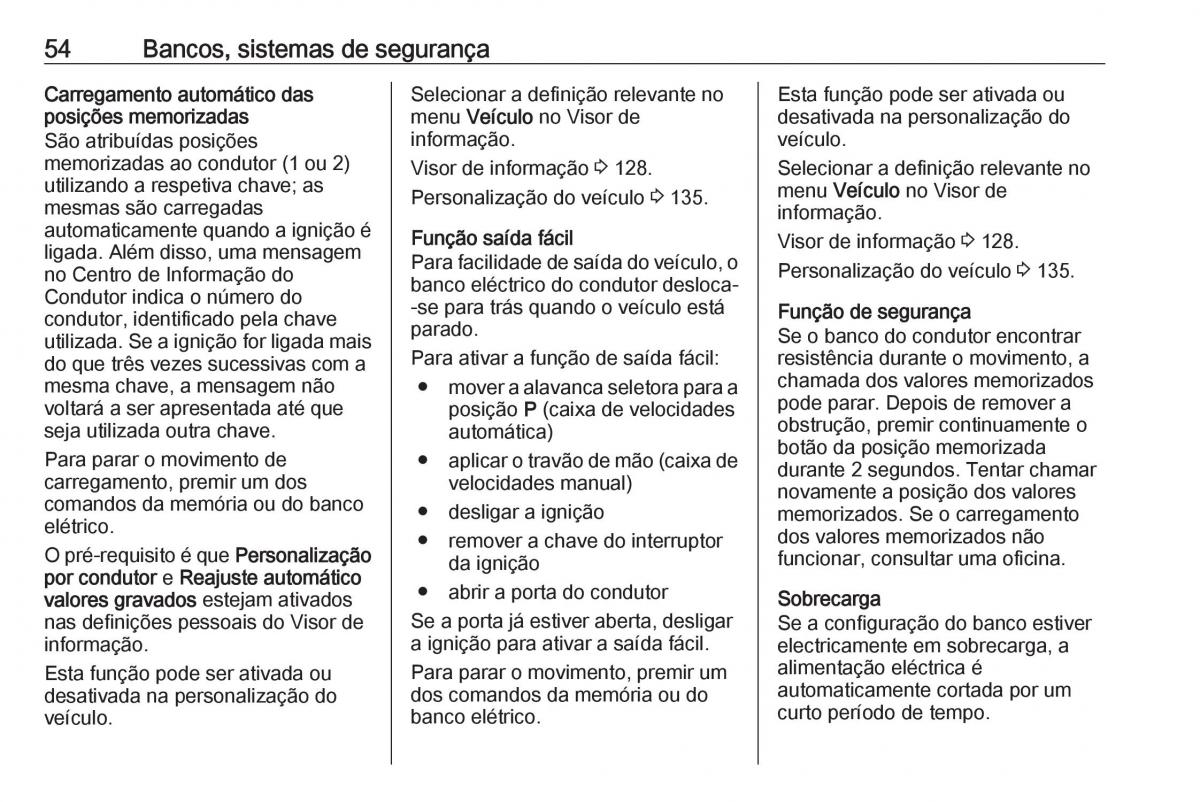 Opel Insignia B manual del propietario / page 56