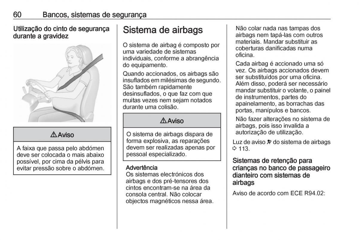 Opel Insignia B manual del propietario / page 62