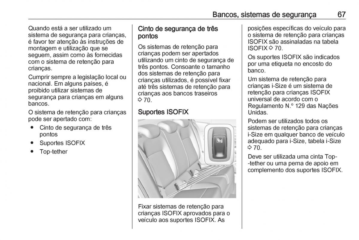 Opel Insignia B manual del propietario / page 69