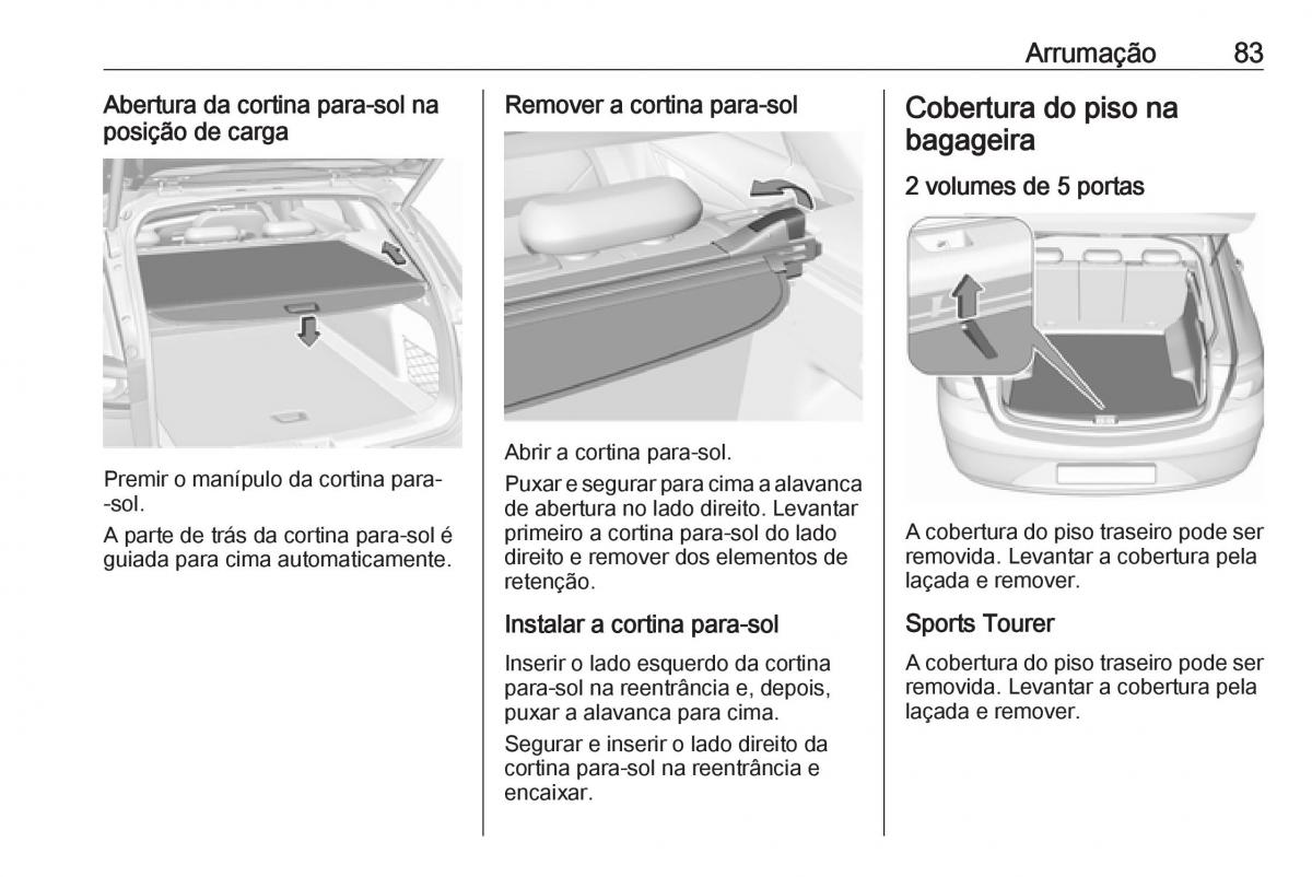 Opel Insignia B manual del propietario / page 85