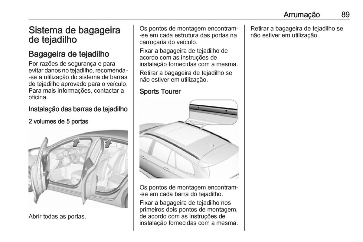 Opel Insignia B manual del propietario / page 91