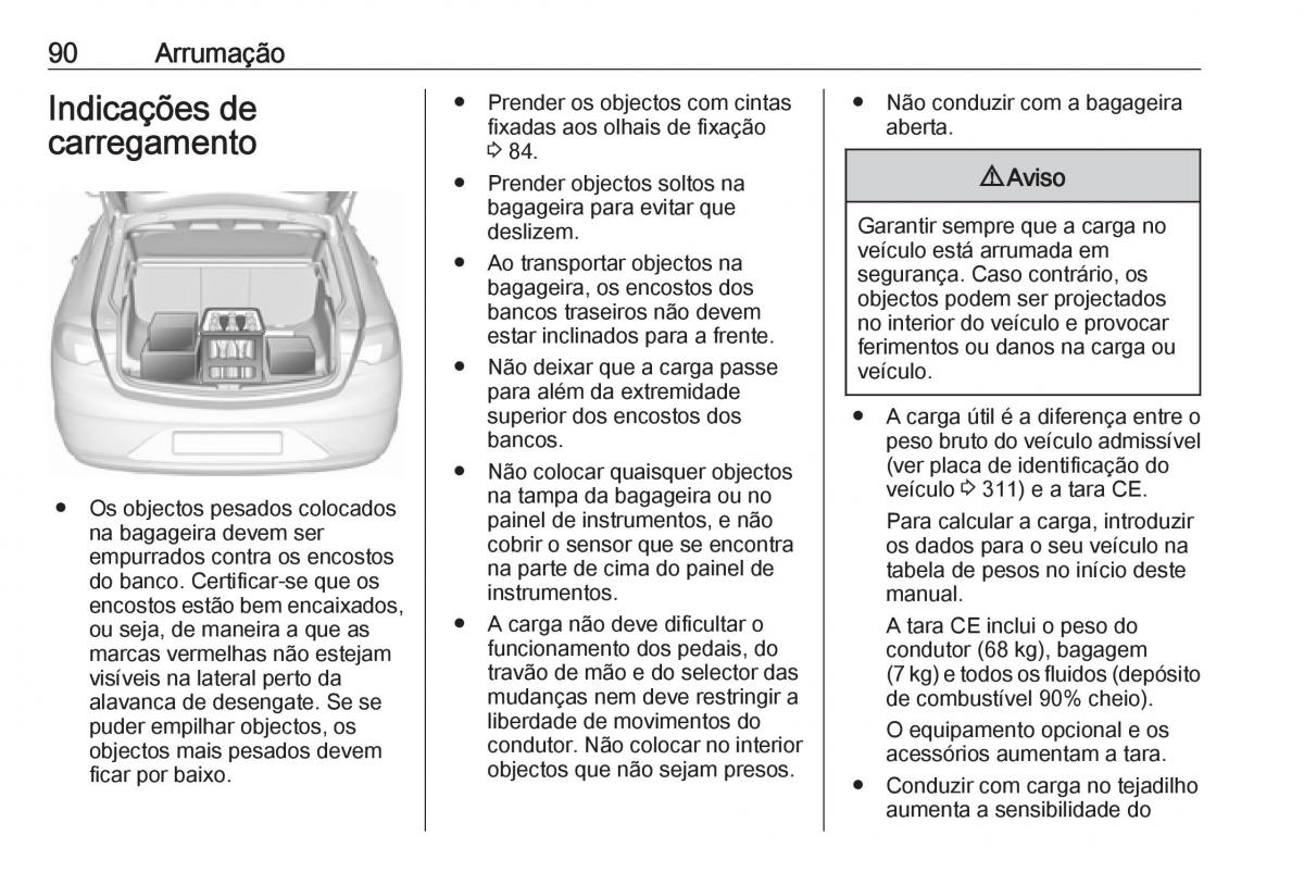 Opel Insignia B manual del propietario / page 92