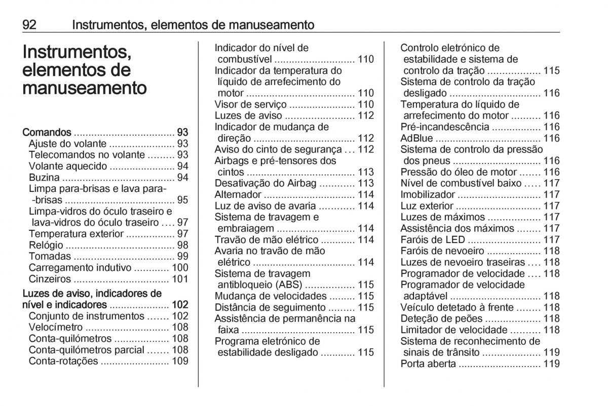 Opel Insignia B manual del propietario / page 94