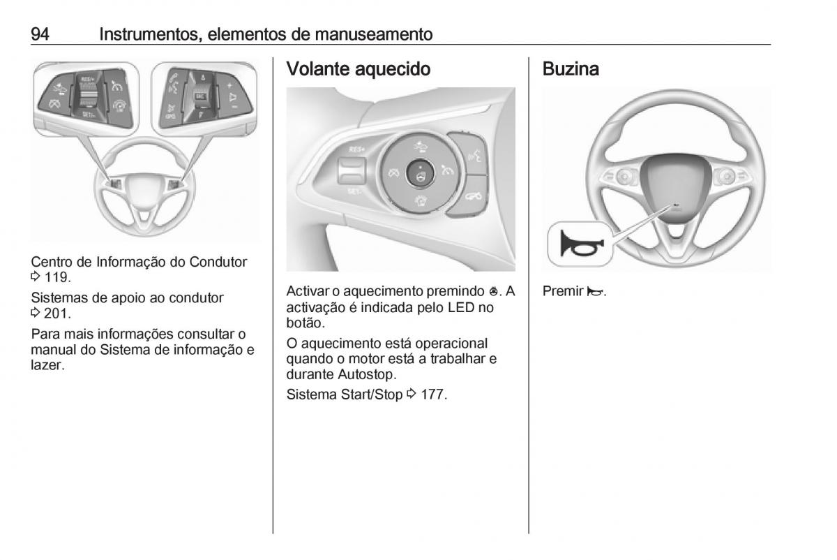 Opel Insignia B manual del propietario / page 96