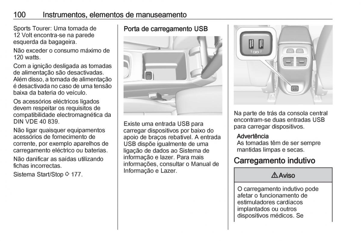 Opel Insignia B manual del propietario / page 102