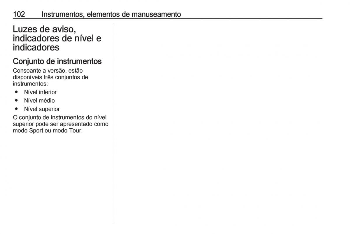 Opel Insignia B manual del propietario / page 104