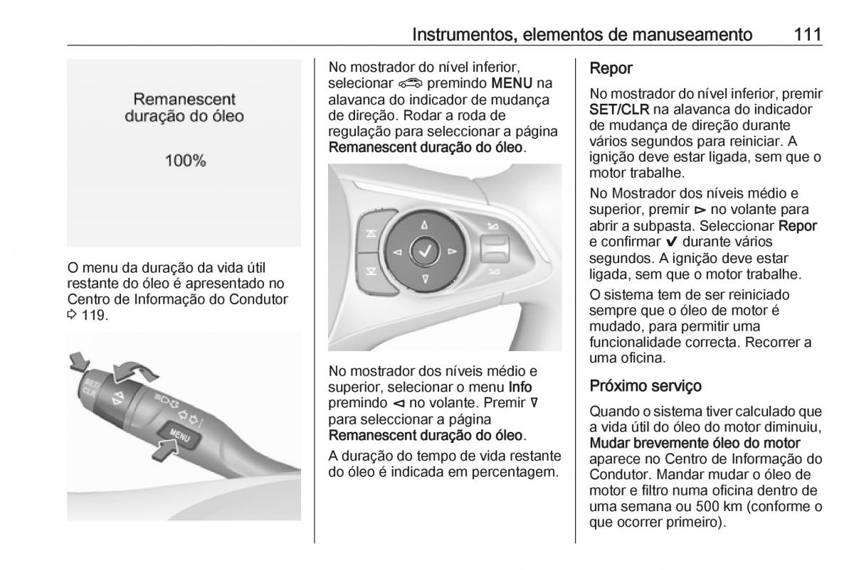 Opel Insignia B manual del propietario / page 113