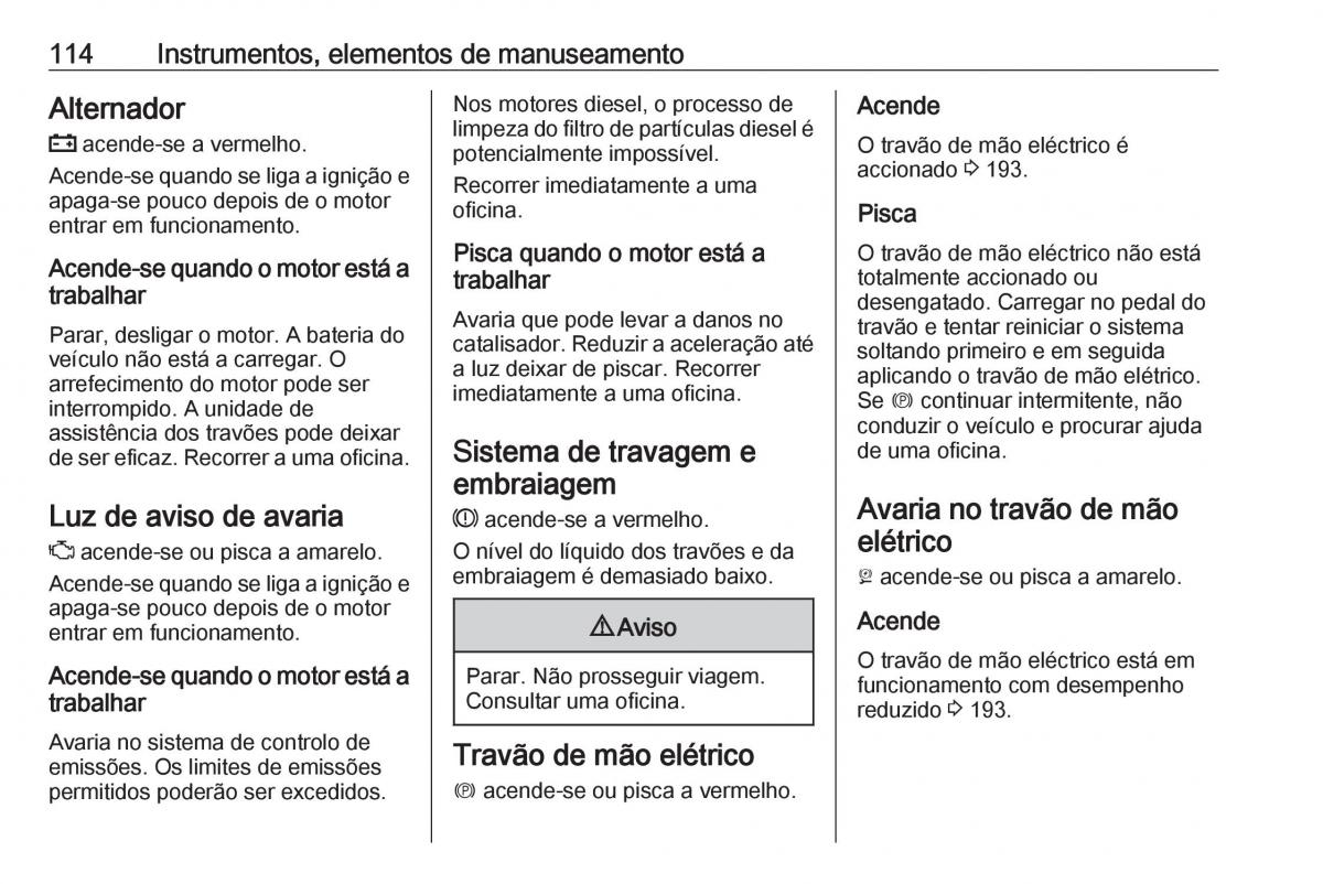 Opel Insignia B manual del propietario / page 116