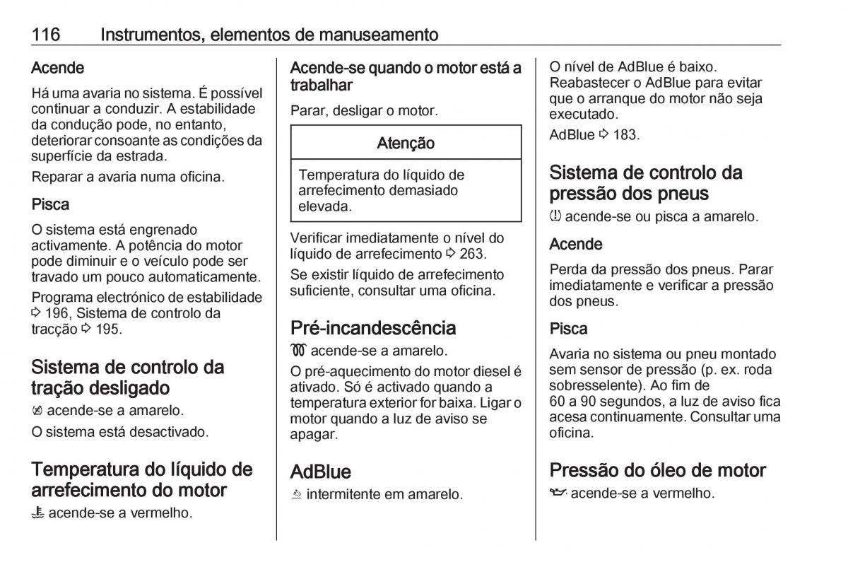 Opel Insignia B manual del propietario / page 118