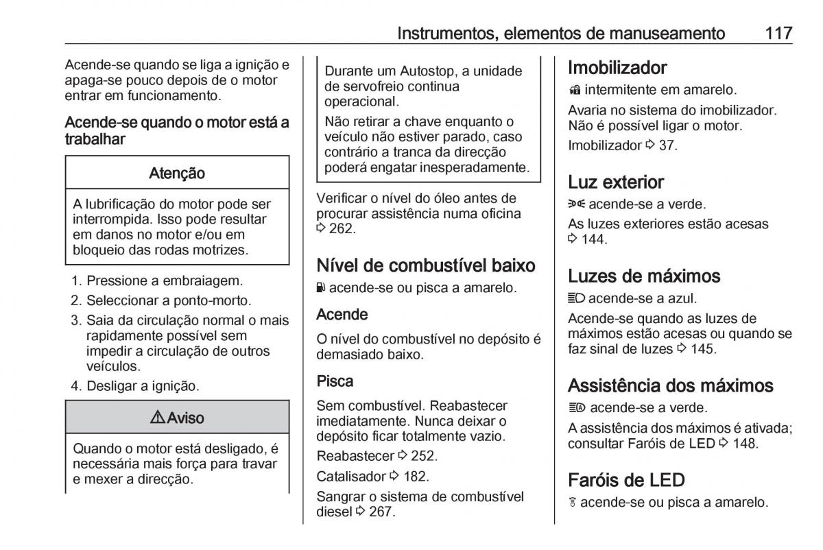 Opel Insignia B manual del propietario / page 119