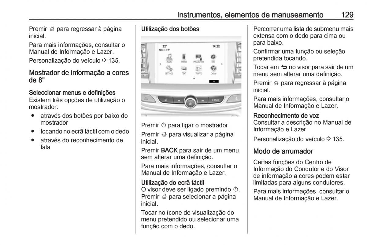 Opel Insignia B manual del propietario / page 131