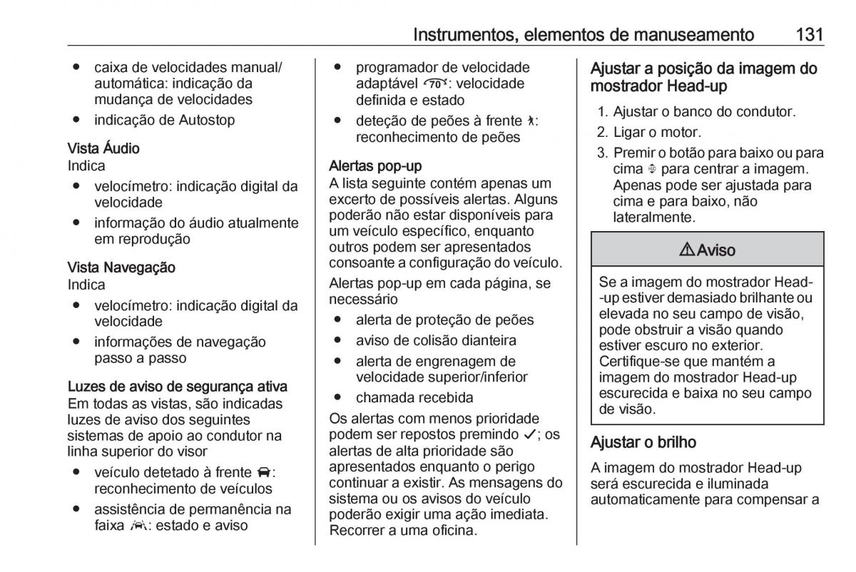 Opel Insignia B manual del propietario / page 133