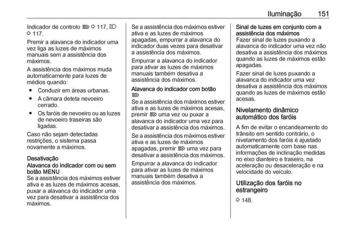 Opel Insignia B manual del propietario / page 153