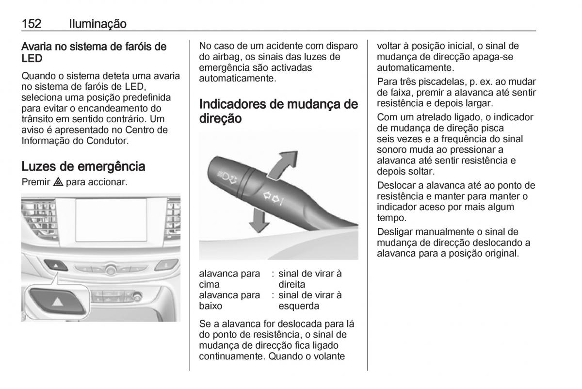 Opel Insignia B manual del propietario / page 154