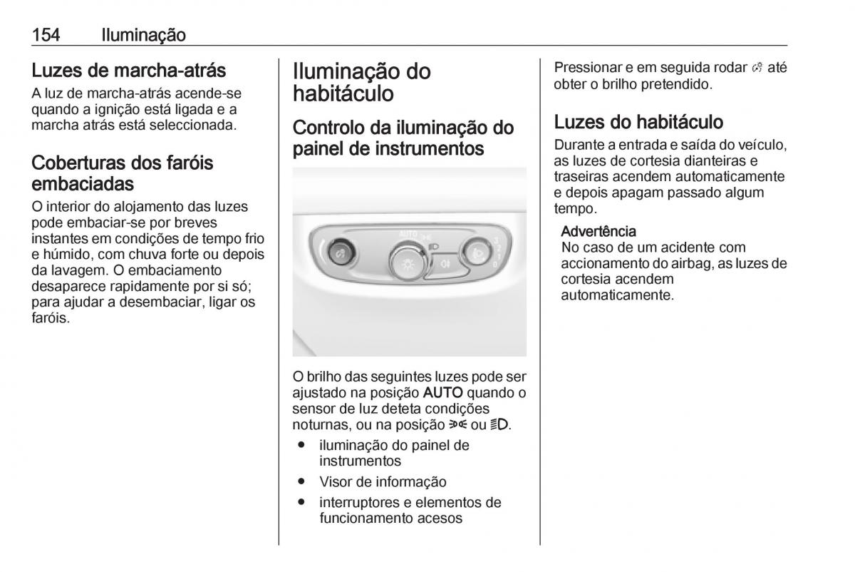 Opel Insignia B manual del propietario / page 156