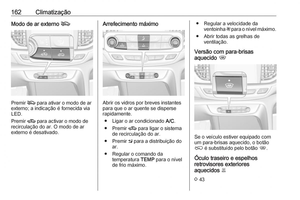 Opel Insignia B manual del propietario / page 164