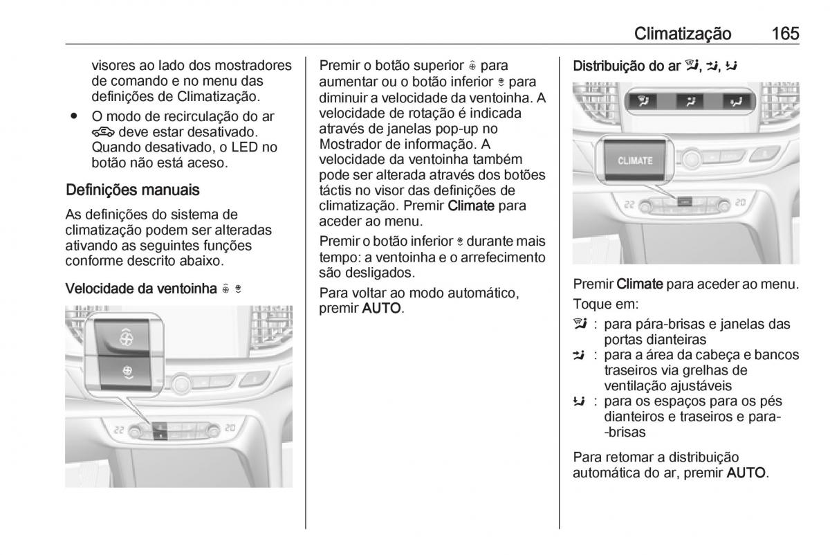 Opel Insignia B manual del propietario / page 167