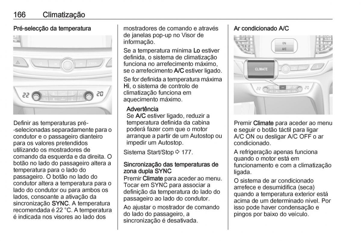 Opel Insignia B manual del propietario / page 168