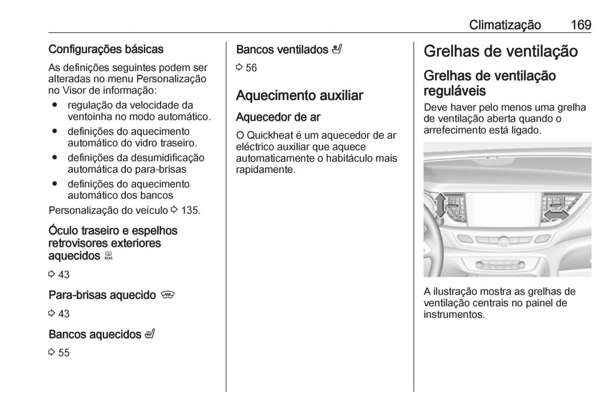 Opel Insignia B manual del propietario / page 171