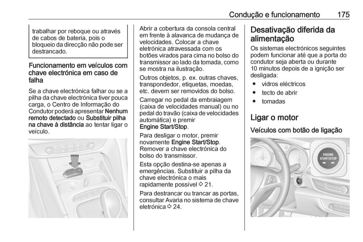 Opel Insignia B manual del propietario / page 177