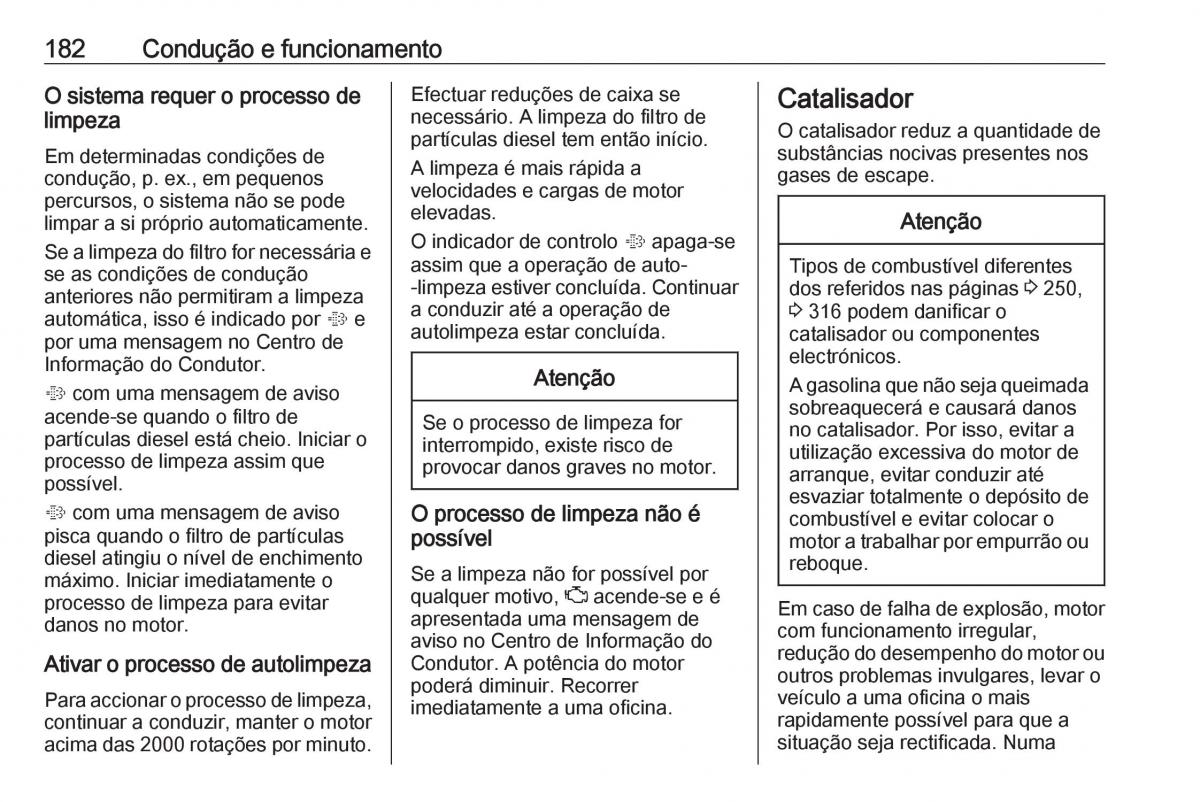 Opel Insignia B manual del propietario / page 184