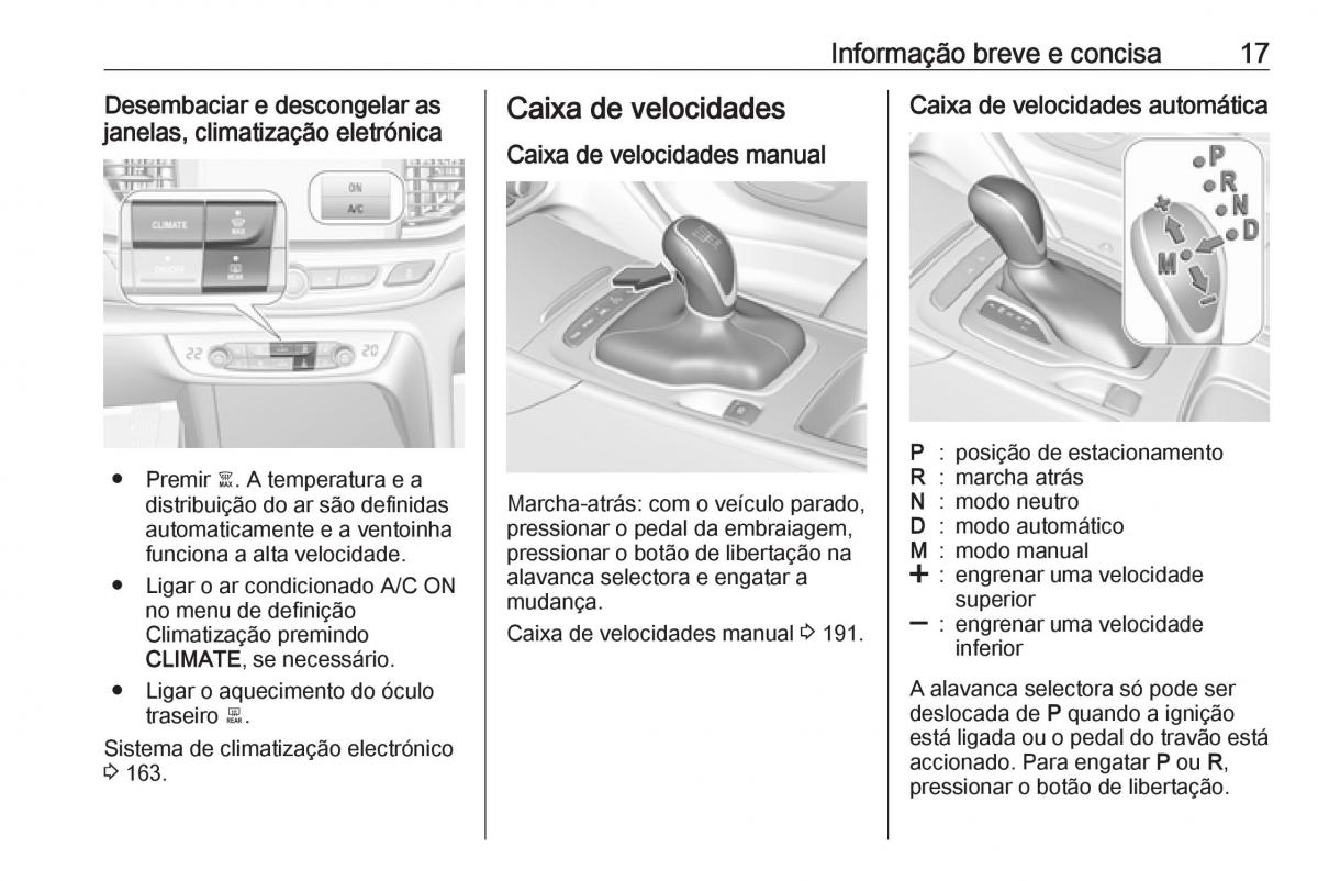 Opel Insignia B manual del propietario / page 19