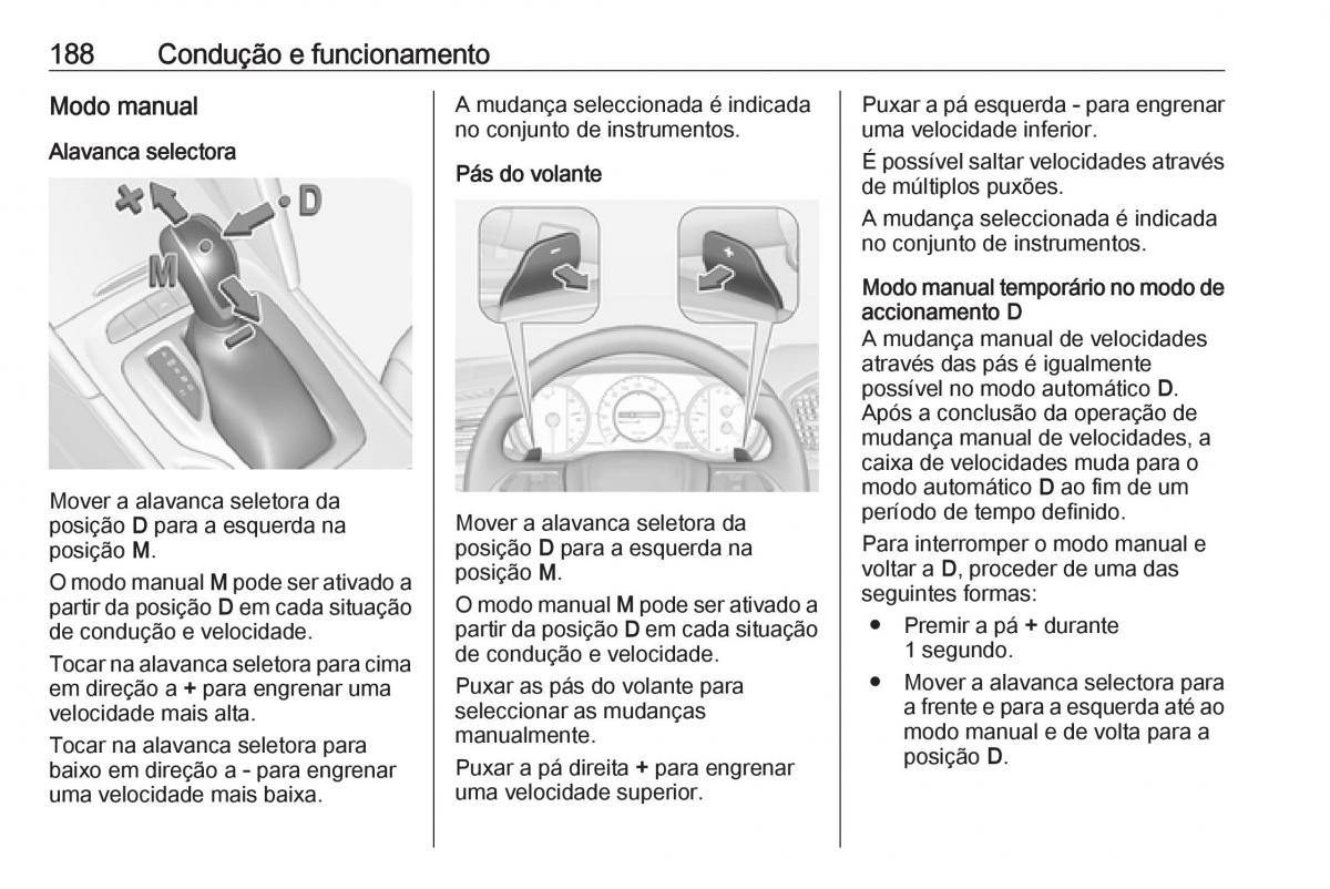 Opel Insignia B manual del propietario / page 190