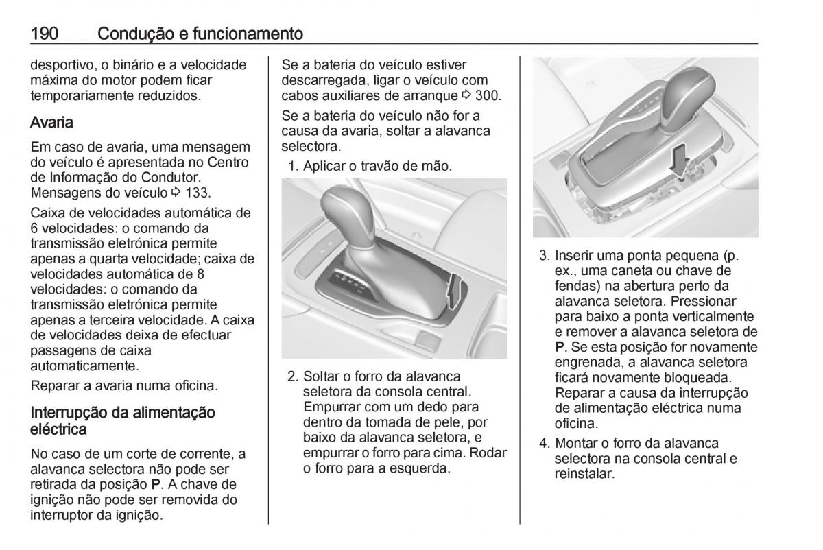 Opel Insignia B manual del propietario / page 192