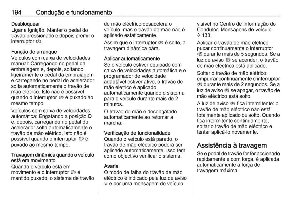 Opel Insignia B manual del propietario / page 196