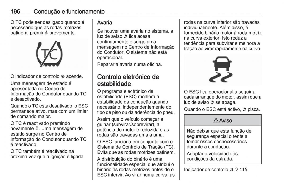 Opel Insignia B manual del propietario / page 198