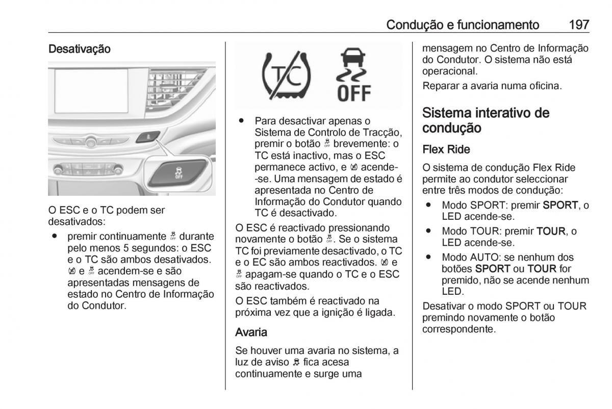 Opel Insignia B manual del propietario / page 199