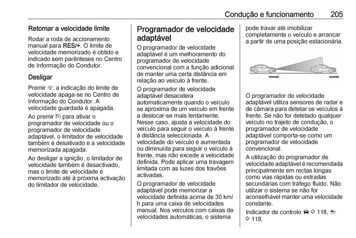 Opel Insignia B manual del propietario / page 207