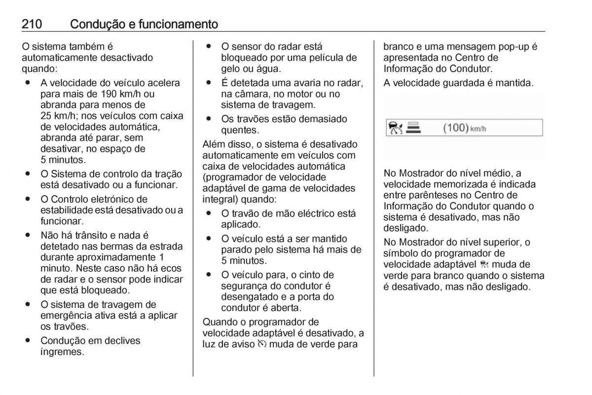 Opel Insignia B manual del propietario / page 212