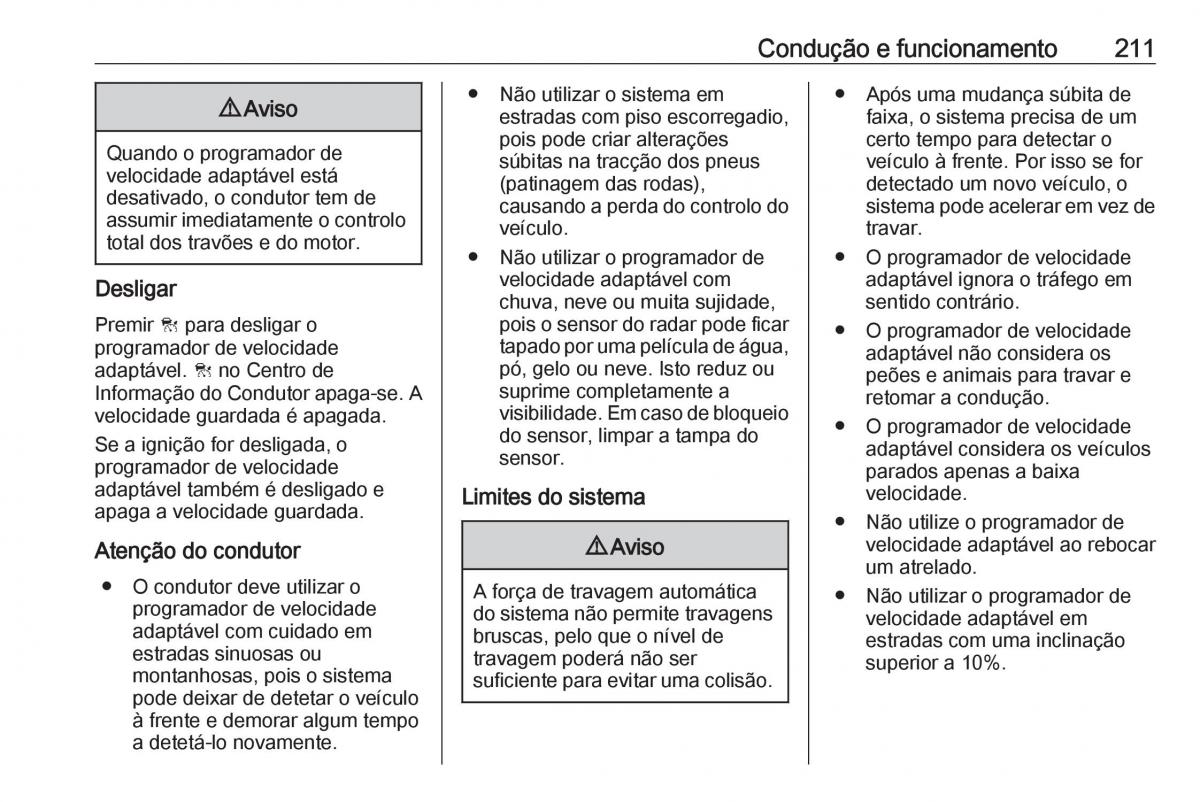 Opel Insignia B manual del propietario / page 213