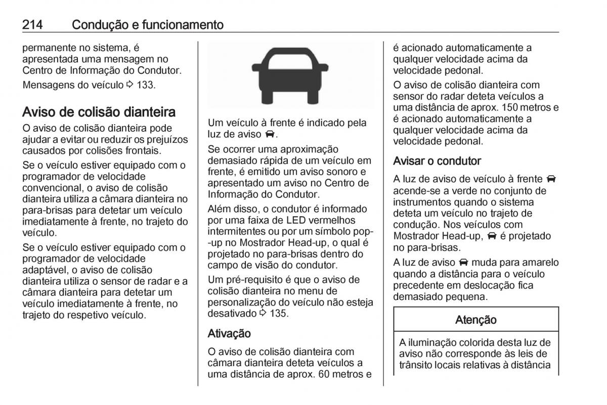 Opel Insignia B manual del propietario / page 216