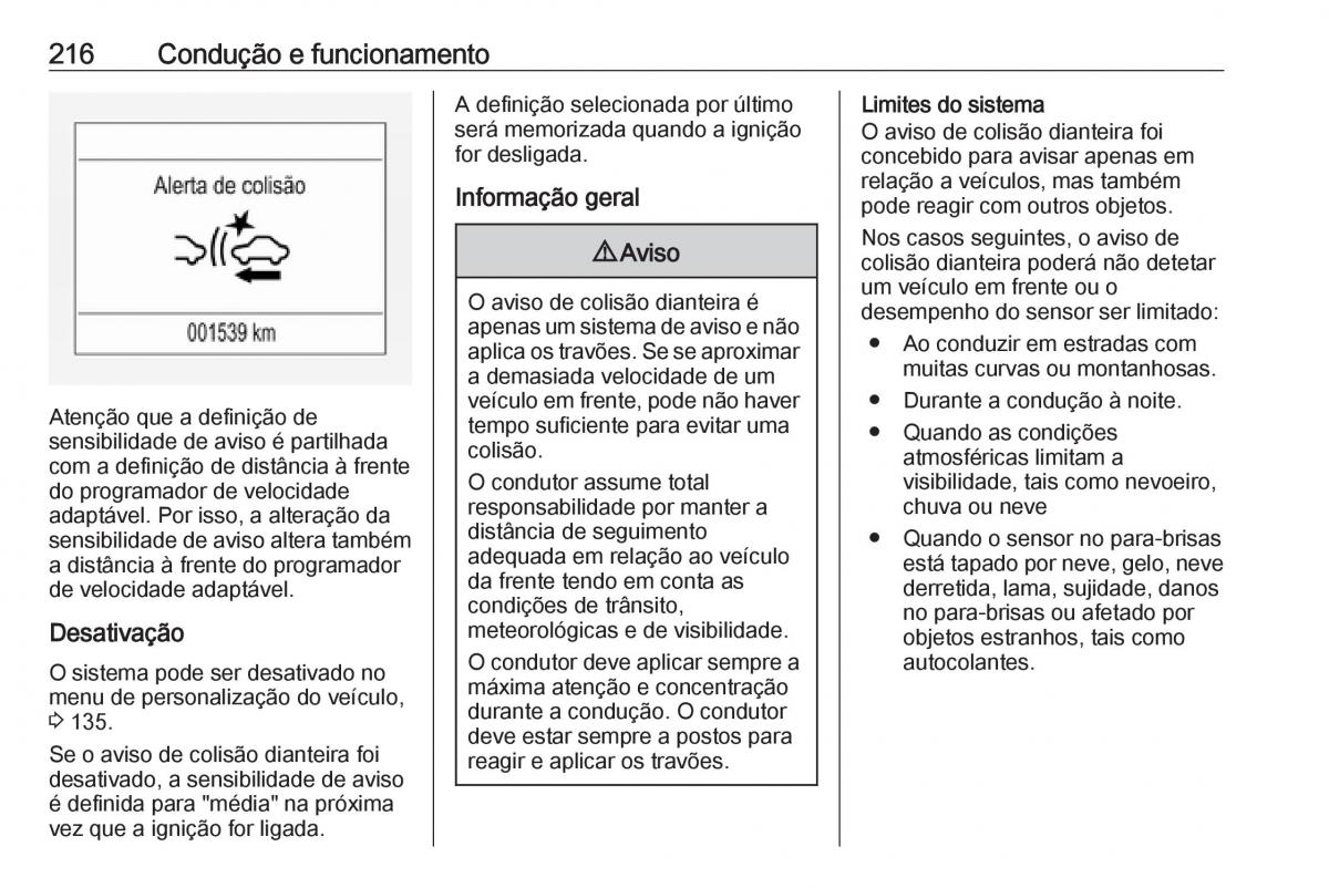 Opel Insignia B manual del propietario / page 218