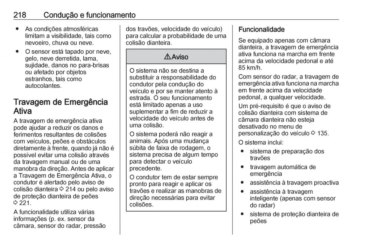 Opel Insignia B manual del propietario / page 220