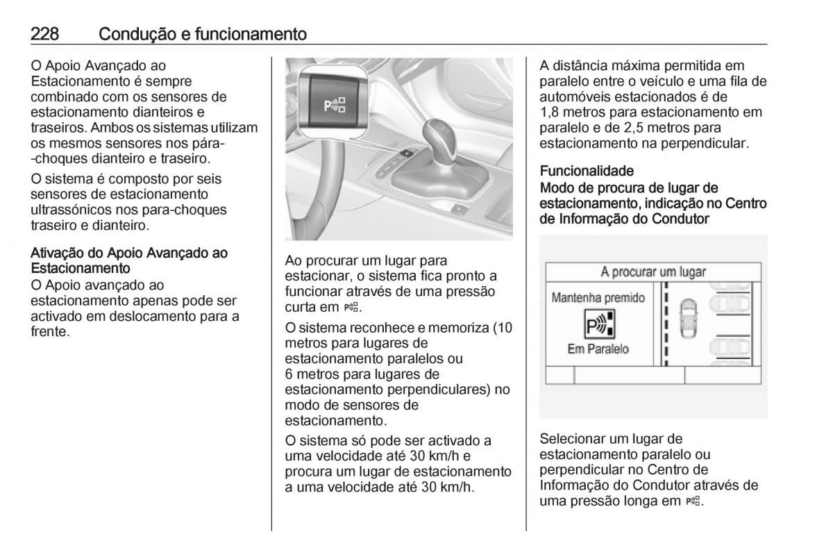 Opel Insignia B manual del propietario / page 230