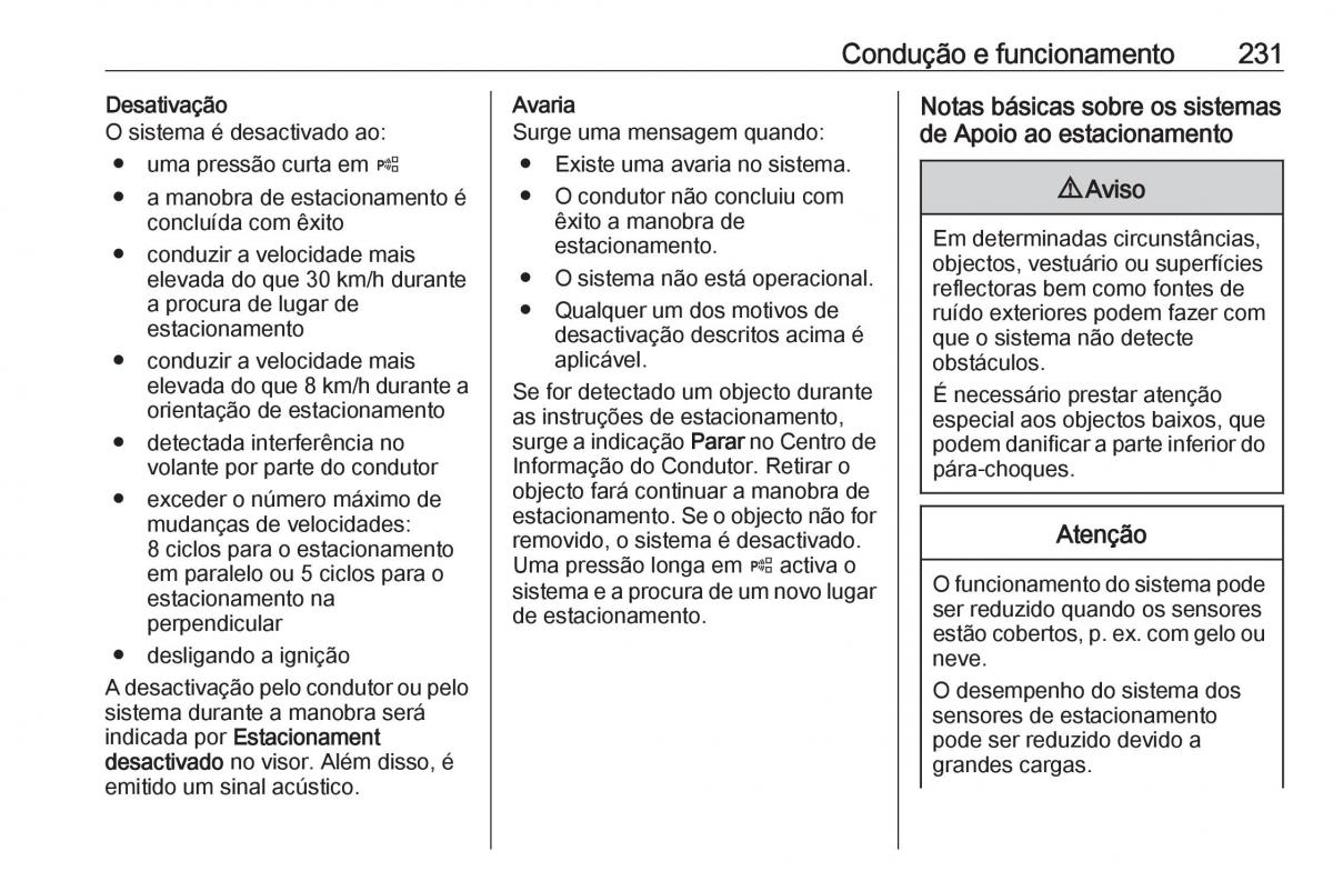 Opel Insignia B manual del propietario / page 233