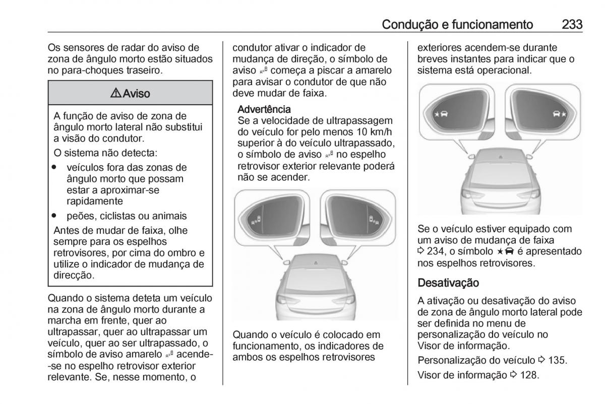 Opel Insignia B manual del propietario / page 235