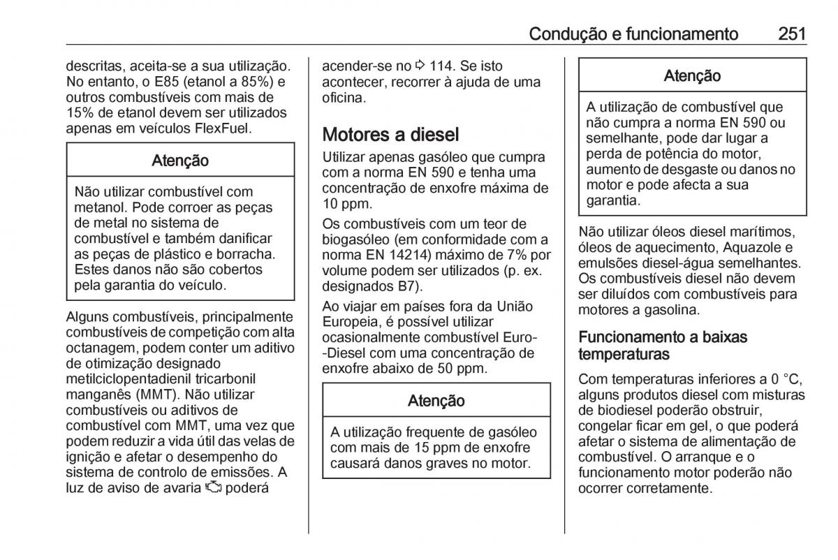 Opel Insignia B manual del propietario / page 253