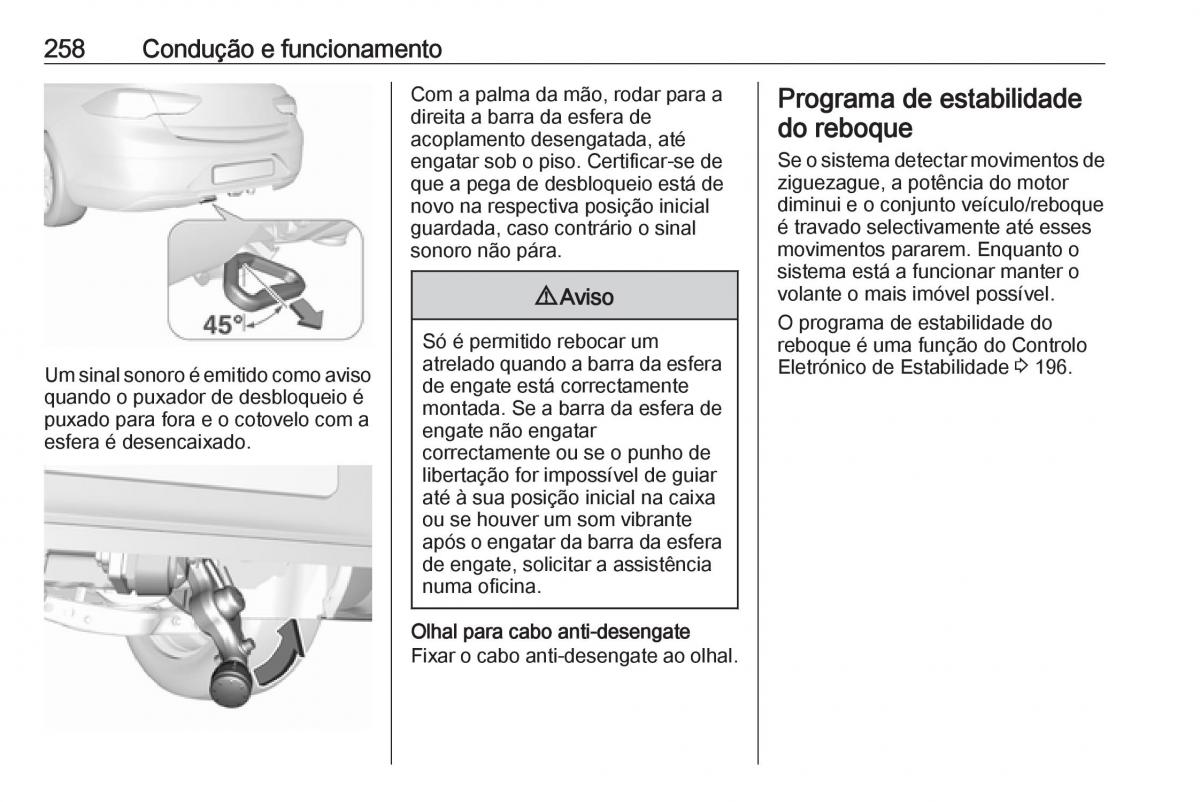 Opel Insignia B manual del propietario / page 260