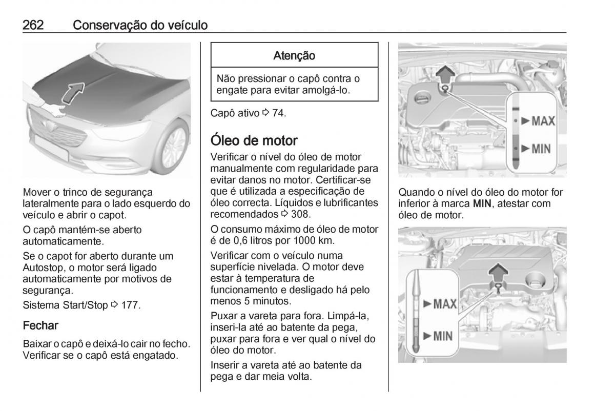 Opel Insignia B manual del propietario / page 264