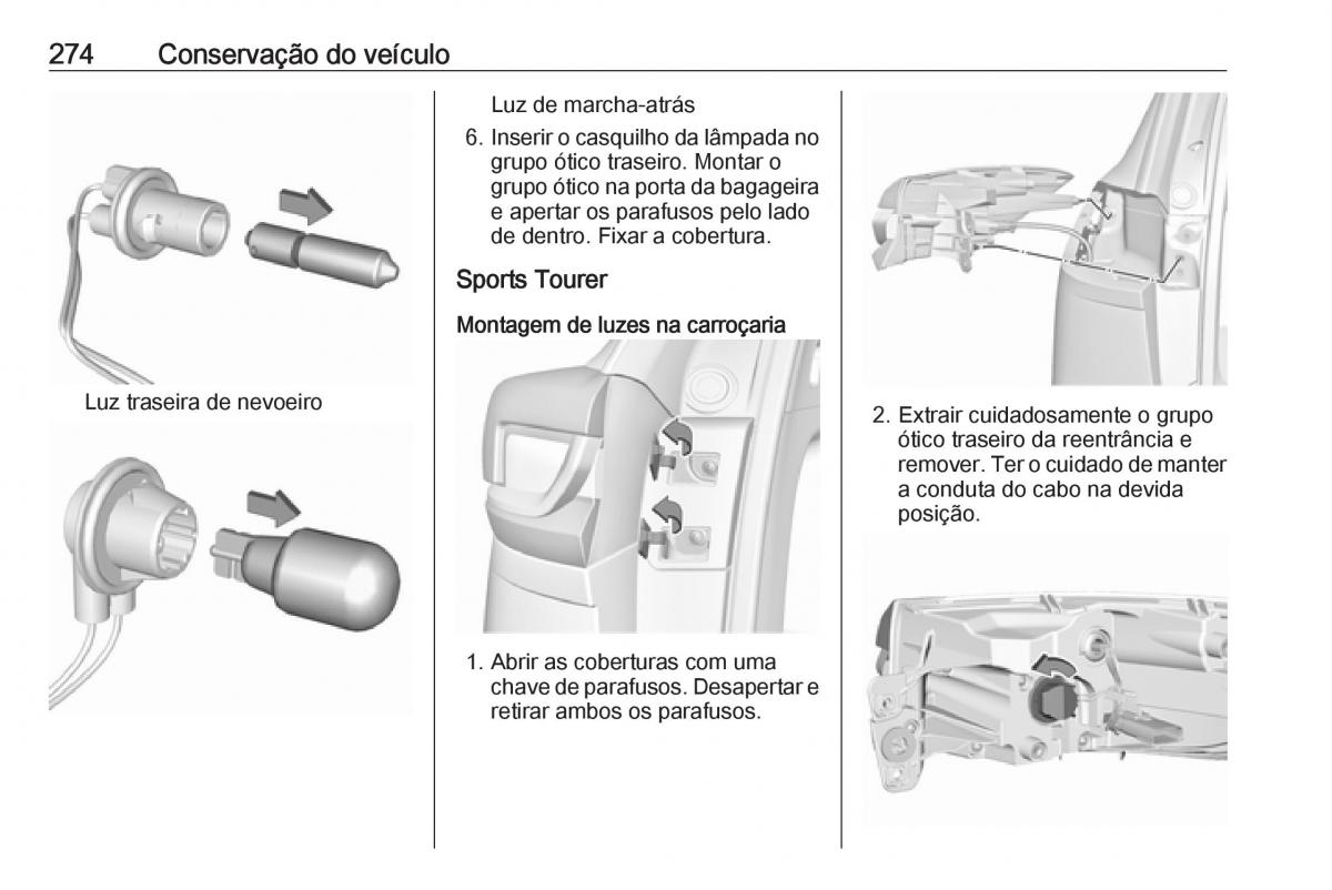 Opel Insignia B manual del propietario / page 276